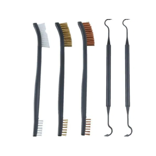 Kit de nettoyage Gunpany 5 pièces 3 brosses et 2 pics | Armurerie MAGGI