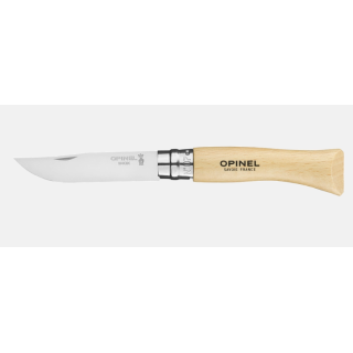 Couteau Opinel N°07 Inox Lame 8 cm Hêtre | Armurerie MAGGI