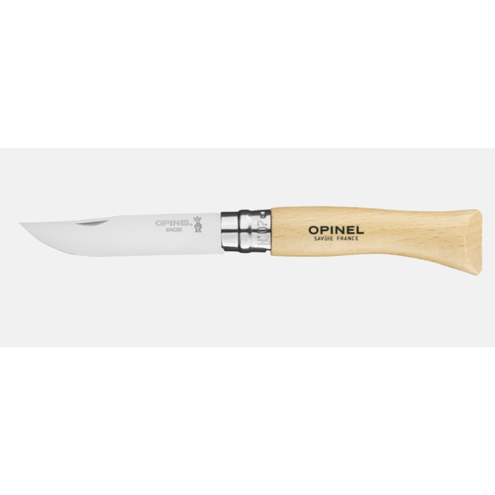 Couteau Opinel N°07 Inox Lame 8 cm Hêtre | Armurerie MAGGI
