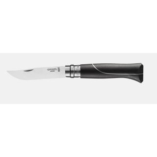 Couteau Opinel N°08 Ellipse 8,5 cm Ébène et aluminium | Armurerie MAGGI