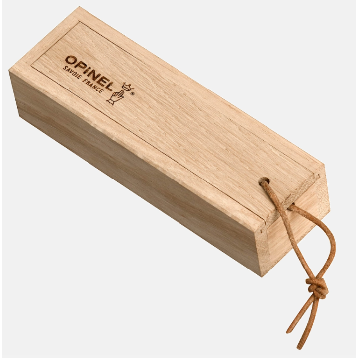 Couteau Opinel N°08 Ellipse 8,5 cm Ébène et aluminium | Armurerie MAGGI