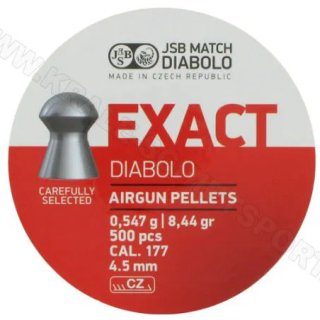Plombs JSB Exact Diabolo 4,5 mm 8,44 grains X500 | Armurerie MAGGI