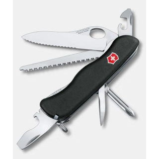 Couteau Victorinox Trailfinder MW 12 fonctions dentée Noir