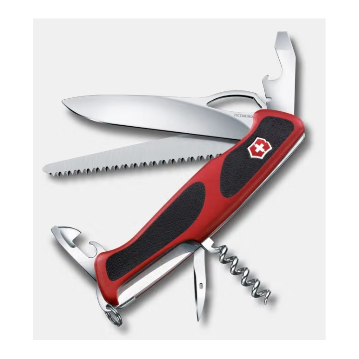 Couteau Victorinox Ranger 79 M Grip 12 fonctions Rouge | Armurerie MAGGI
