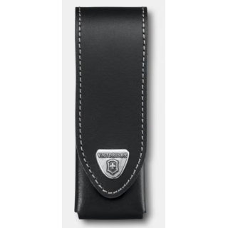 Étui-ceinture Victorinox en cuir noir Fermeture scratch
