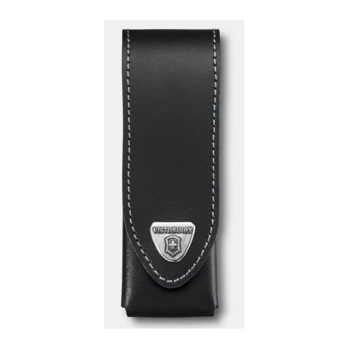 Étui-ceinture Victorinox en cuir noir Fermeture scratch