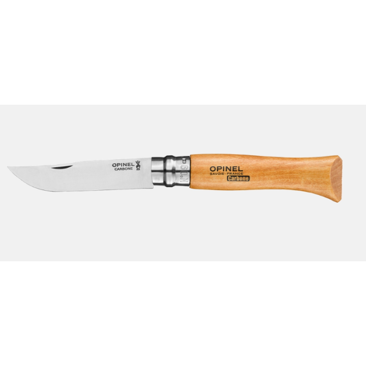 Couteau Opinel N°09 Carbone Lame 9 cm Manche hêtre | Armurerie MAGGI