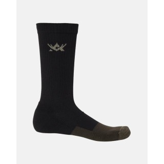 Chaussettes Alaska 1795 Hunter Wool Socks mérinos Noir Lot de 2 paires
