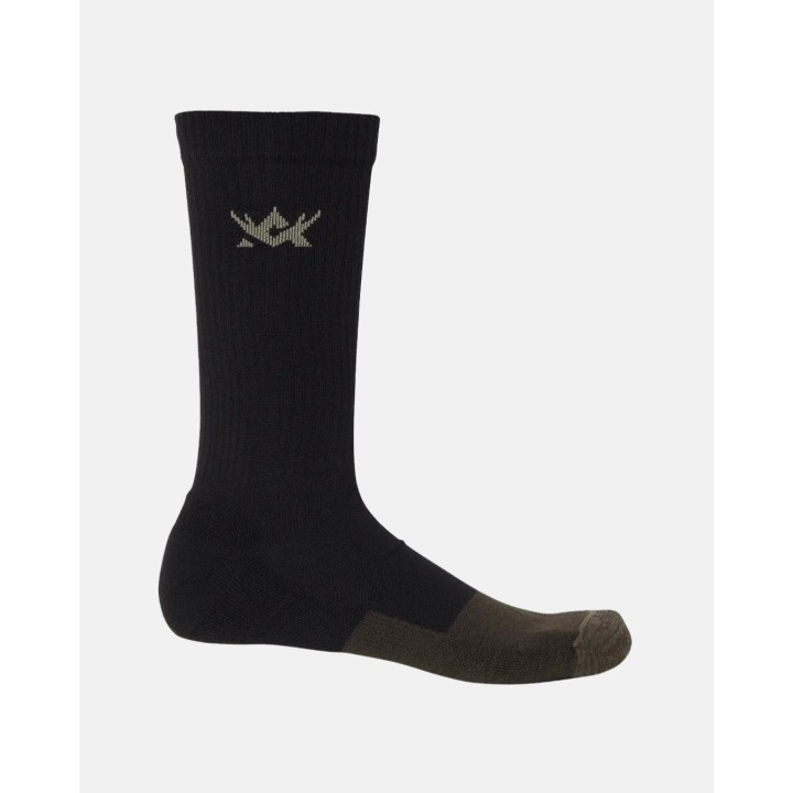 Chaussettes Alaska 1795 Hunter Wool Socks mérinos Noir Lot de 2 paires