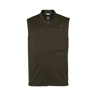 Gilet chauffant Alaska 1795 Heat System Hunter Vest Solid Brown 3 zones de chauffe