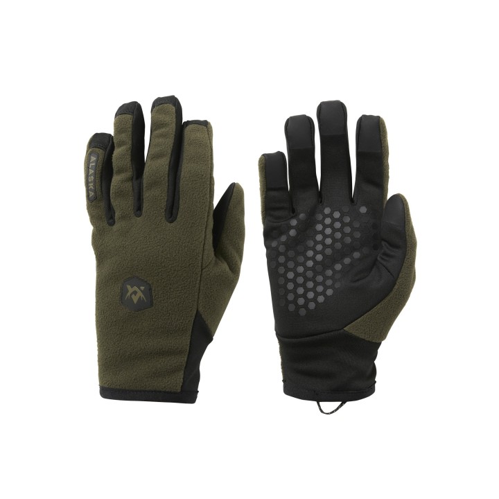 Gants Alaska 1795 Raptor Gloves Solid Brown Silencieux et tactiles
