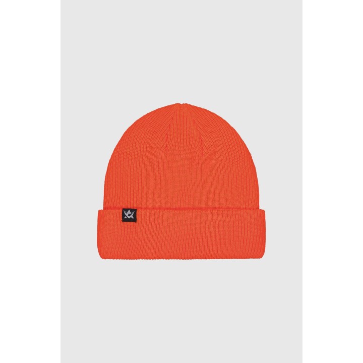 Bonnet Alaska 1795 Merino Beanie 100 % laine mérinos - Orange