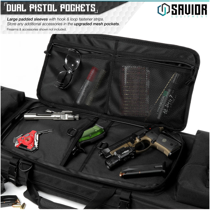 Housse double pour armes longues Savior Urban Warfare 42" Black