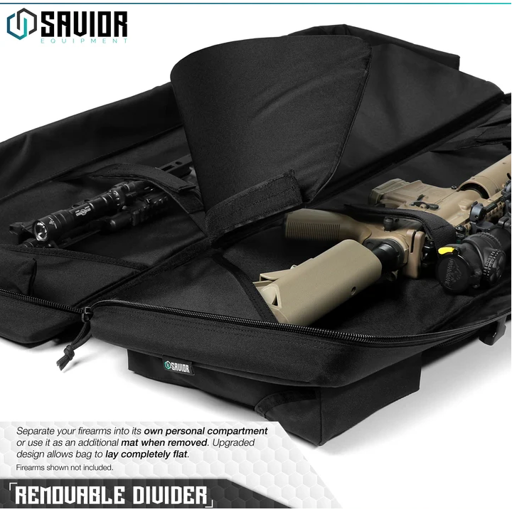 Housse double pour armes longues Savior Urban Warfare 51" Black