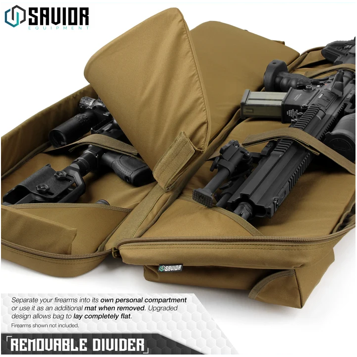 Housse double pour armes longues Savior Urban Warfare 51" Tan