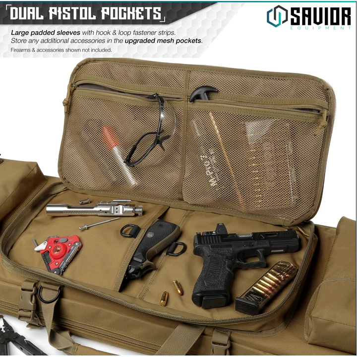 Housse double pour armes longues Savior Urban Warfare 51" Tan