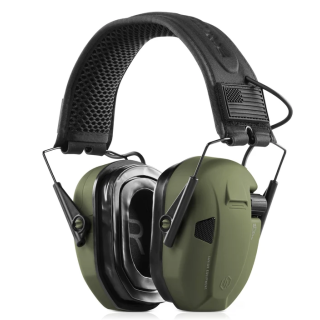 Casque antibruit électronique Savior Apollo OD Green | Armurerie MAGGI