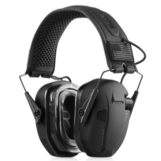 Casque antibruit électronique Savior Apollo Black | Armurerie MAGGI