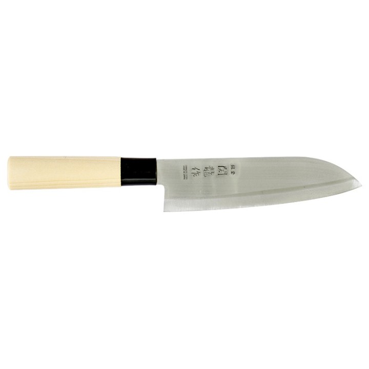 Couteau Santoku Seki Ryu SR100 Lame 170 mm Manche bois | Armurerie MAGGI