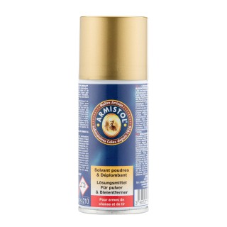 Aérosol Armistol solvant poudres et déplombant Nettoyant canon 200 ml