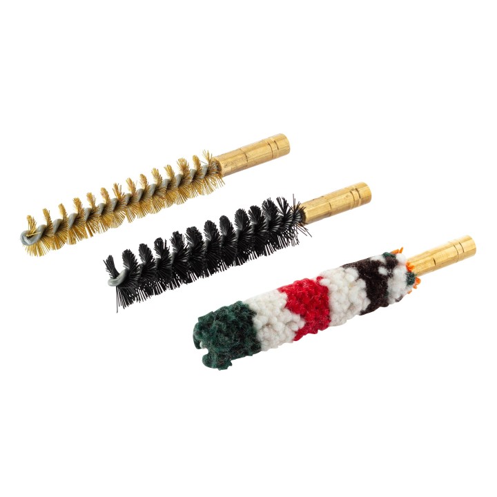 Set de 3 brosses pour armes à canon rayé Filetage M3 femelle