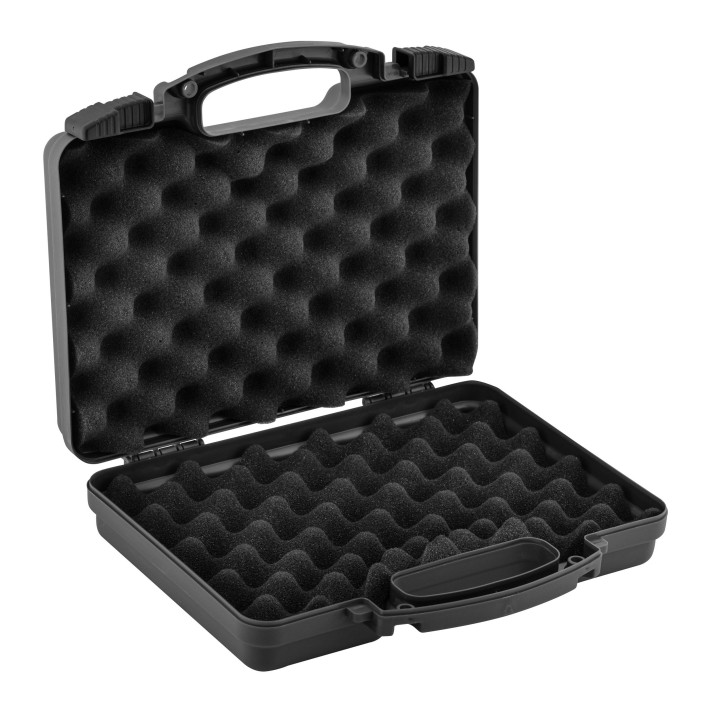 Mallette Nuprol Compact Waterproof pour pistolet avec mousse vague Noir