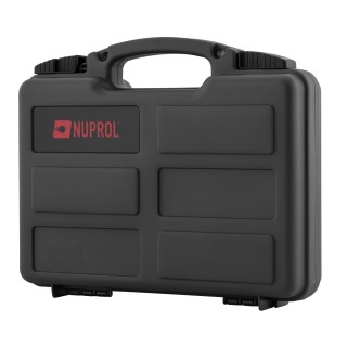 Mallette Nuprol Compact Waterproof pour pistolet avec mousse vague Noir