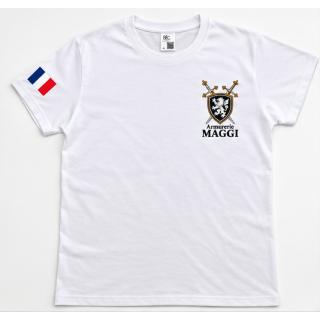 T-shirt HOMME Armurerie MAGGI 100 % coton Blanc | Armurerie MAGGI