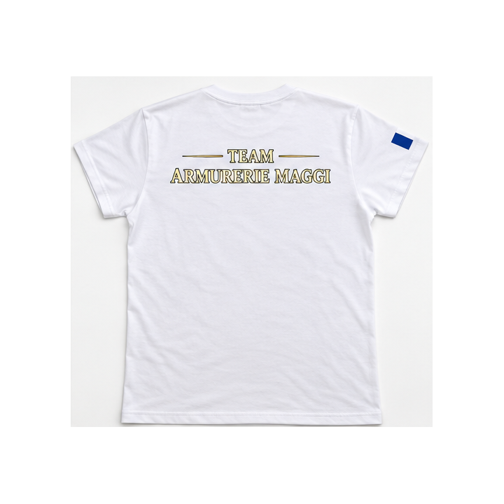 T-shirt FEMME Armurerie MAGGI 100 % coton Blanc | Armurerie MAGGI