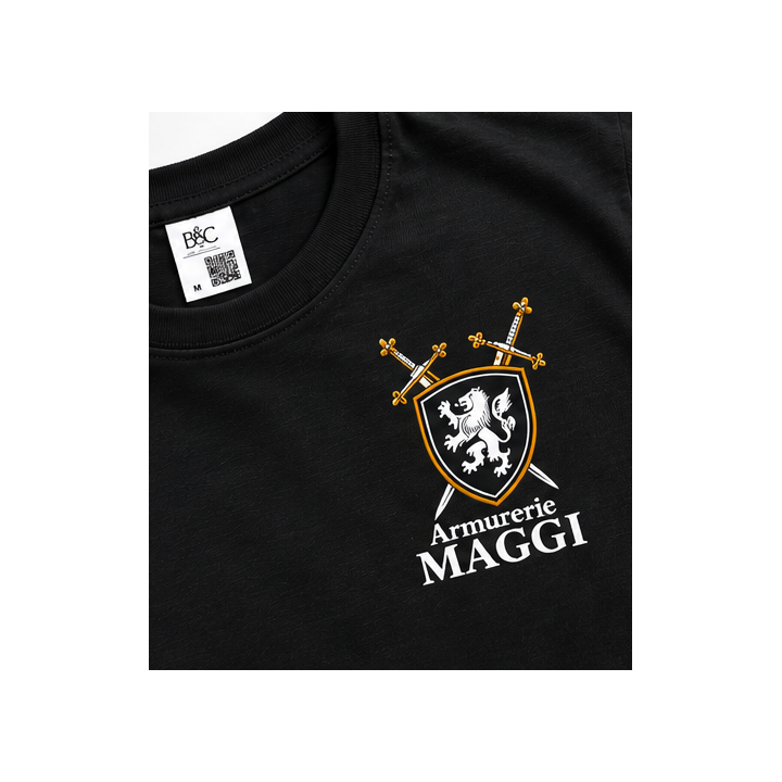 T-shirt HOMME Armurerie MAGGI 100 % coton Noir | Armurerie MAGGI