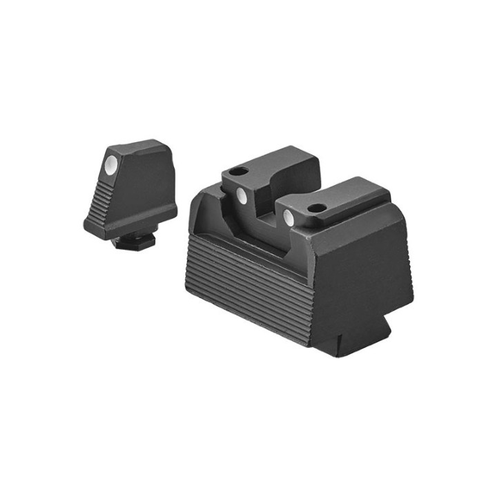 Hausse et guidon LPA rehaussés Glock MOS | Armurerie MAGGI