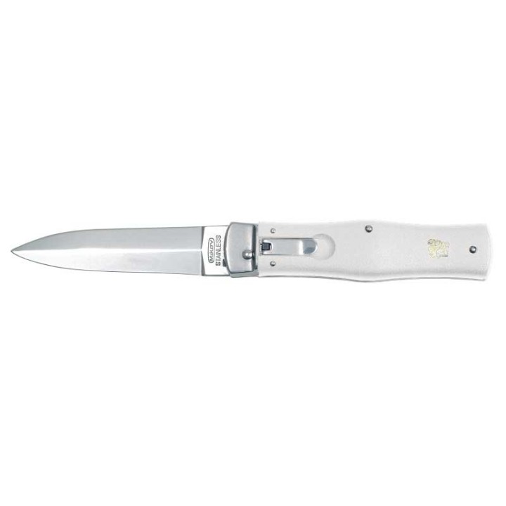 Couteau automatique Mikov Predator Blanc M241NH1S Lame 100 mm