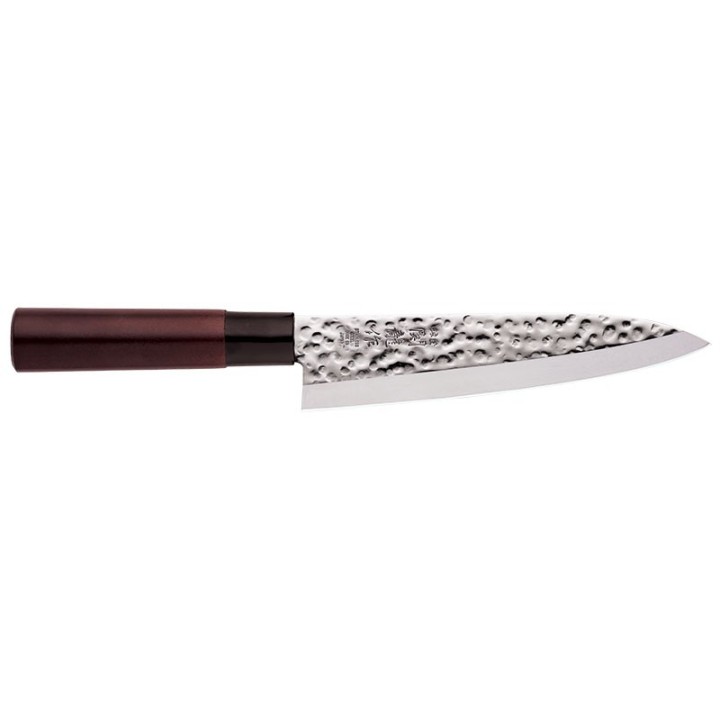 Couteau Gyuto Seki Ryu SRH900 Jaku Hammered 180 mm | Armurerie MAGGI